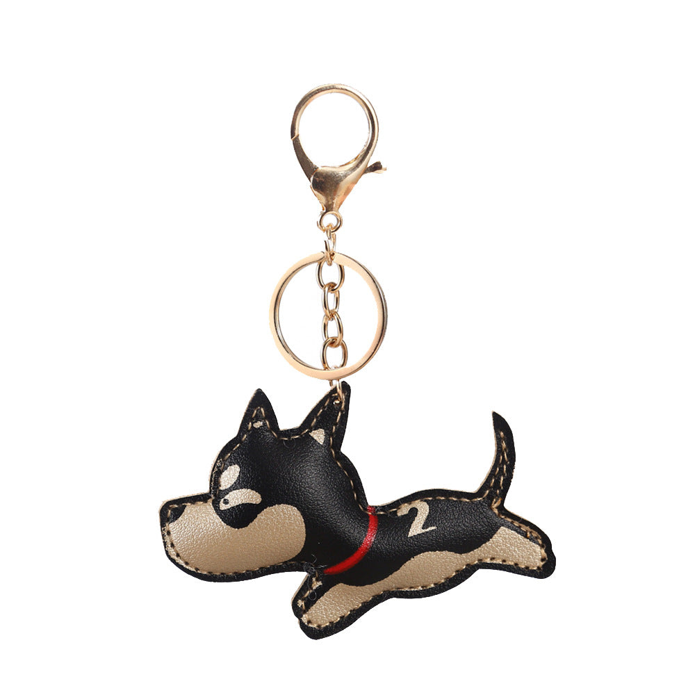 Wholesale Creative Puppy PU Keychains